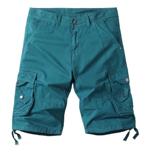 Short cargo en coton homme WOLONG : la qualité d'un pantalon d'extérieur durable