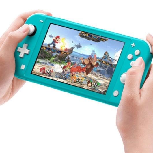 Console Nintendo Switch Lite turquoise avec ecran 5.5 pouces