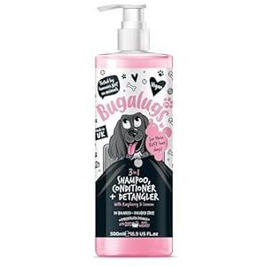 Bugalugs 3-in-1 Hunde-Shampoo, Conditioner und Entwirrer