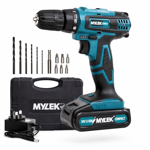 MYLEK 18V Cordless Drill Driver