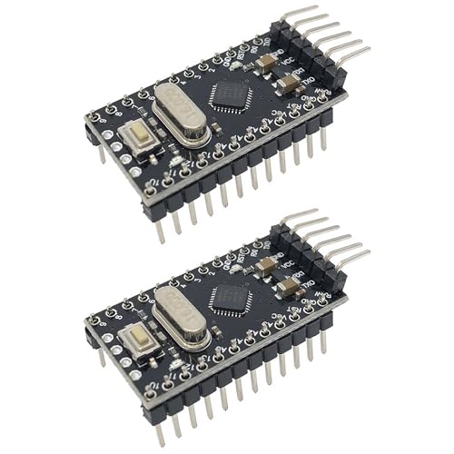 Image of 2PCS Pro Micro 328P 5V 16MHz Bootloadered, USB Development Board Module Micro Development Board Microcontroller, Micro USB Development Board Module Microcontroller for Arduino