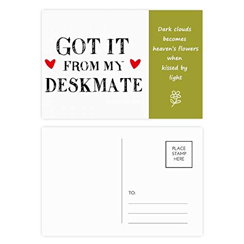 Tarjetas de agradecimiento Poesía para celebraciones y despedidas, paquete de 20 postales