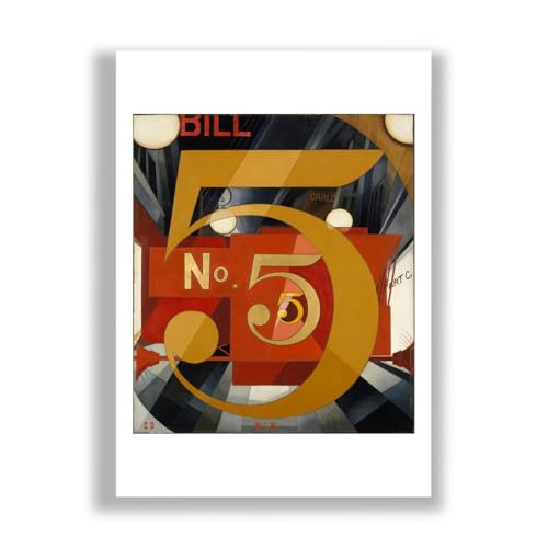 Figure Five in Gold Charles Demuth Impression Art Archive Spiffing Prints Medium