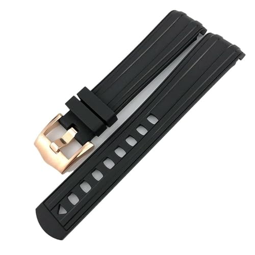 Bracelet de montre 19mm 20mm 21mm caoutchouc silicone fluoré Omega Seamaster