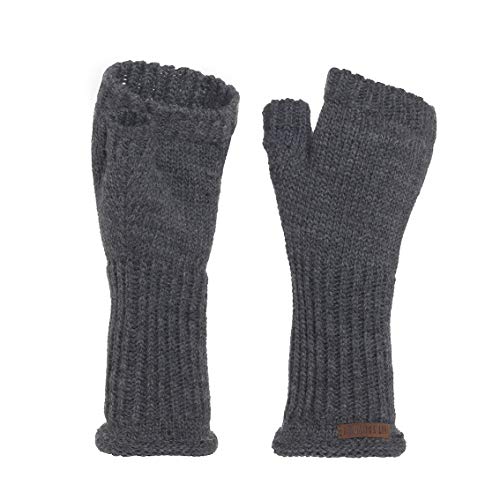 Preisvergleich Produktbild Knit Factory Handstulpen Cleo, Handstulpen:Anthrazit