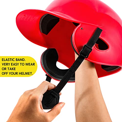 Padded Chin Strap for Batting Helmet with Elastic Band Breathable Soft Cup Softball Baseball Football Chin Strap Youth