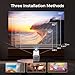 Imagen de [Compatible con Netflix & Android 13] Mini Proyector 1080P con WiFi 6 y Bluetooth 5
