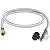 MOFLAME Propane Regulator and Hose for Universal Grill Regulator Replacement Parts, 4 FT Stainless Braided Hose,3/8" Female Flare Nut for Weber, Charbroil, Nexgrill and More Propane BBQ Gril