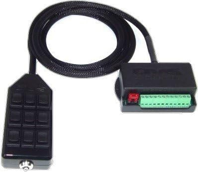 AVS-ARC-9-BK FS50 Black 9 Rocker Switch Box Controller – Manual Air Ride Control, FBSS, 12V, 6ft Cord