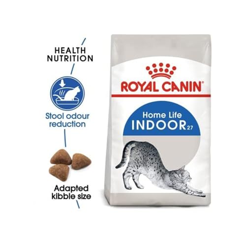 Image of Royal Canin Indoor 27 Home Adult Cat Food, Dry Food with Moderate Calories, Supports Stool Odour Reduction, 2 Kg