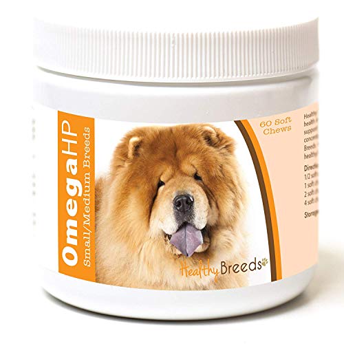 Healthy Breeds Chow Chow Omega HP Fatty Acid Soft Chews - DHA, EP...