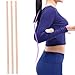 Hamwesh Posture Corrector Stick, 3Pcs EcoFriendly Wood Material Hunchback Support, Shoulder Brace with Smooth Polished Surface for Women Men Kids Yoga Stretching Tool