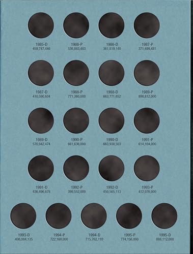 Jefferson Nickels: Collection 1962 to 1995 Number Two (2) (Official Whitman Coin Folder)