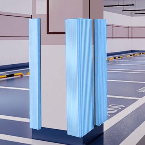Protector Pared Garaje, Protector Columnas Garaje Pared, Columna Parking Tiras Autoadhesivas, para Puertas de Automóviles Garajes Cocheras Estacionamientos Blue 7.9x78.7in/20x200cm 1PCS