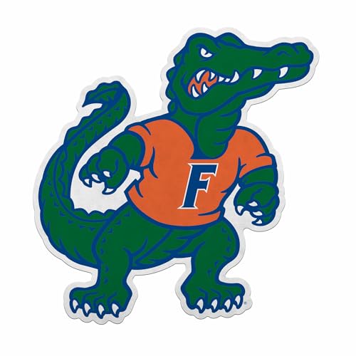 Rico Industries NCAA Florida Gators Mascot Shape Cut Pennant - Home and Living Room Décor - Soft Felt EZ to Hang