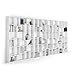 MOBILI FIVER, Bibliothèque XXL Iacopo (482,4 x 236,4 cm), Frêne Blanc, Mélaminé, Made in Italy