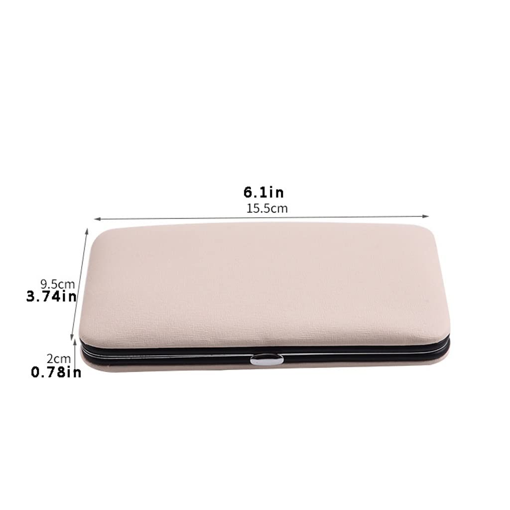 Nagelknipser-Set aus Edelstahl, 18-teilig, Handpflege-Set, geeignet für Reisen, Roségold