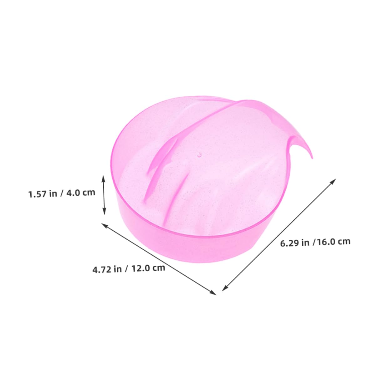 Mikinona 4pcs Nail Soaking Bowl Set Manicure Bowl for Hands Polish Remover Pot Acrylic Nails