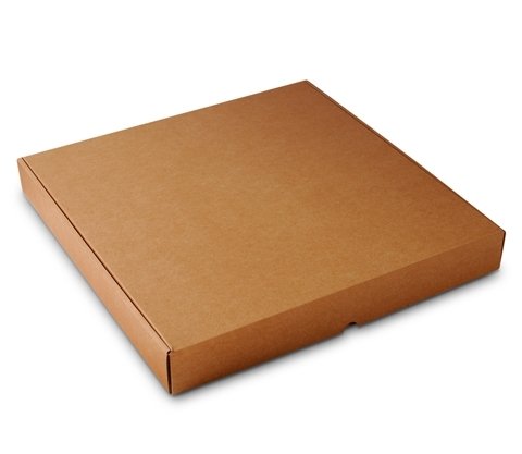 Scatola per pizza in microcanale color kraft
