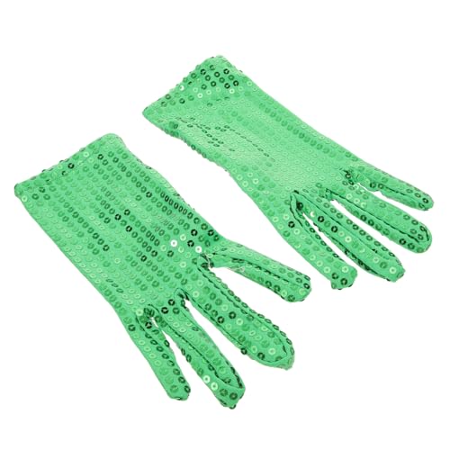 OATIPHO Sequin Stage Gloves Lightweight Breathable Dance Party Performance Gloves for Girls Aarel