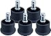Metal Glides for Boss Drafting Stool (set of 5)