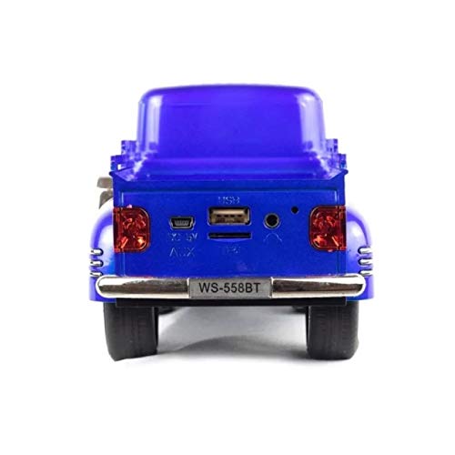 CAIXA SOM PORTATIL CAMINHONETE BLUETOOTH FM AZUL WS-558BT