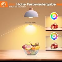 ALUSSO GU10 LED Warmweiss 7W Lampe, 3000K Warmweiß Leuchtmittel, 10 Stück – Ansicht 6