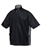 Tri-Mountain Icon Half-Zip Short Sleeve Windshirt, L, Black/charcoal