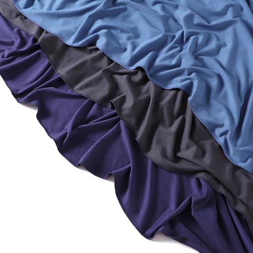 NOOR Premium Jersey Hijab Set - 3-Pack Soft & Breathable Head Scarf Wrap for Women in Gift-Ready Box4