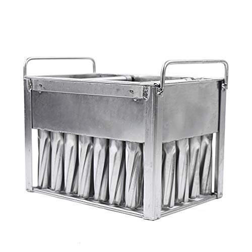 40PCS Stainless Steel Ice Pop Molds with Spiral Design