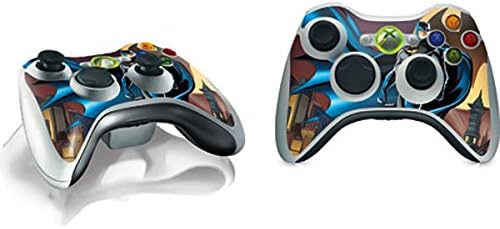 Skinit Decal Gaming Skin compatible with Xbox 360 Wireless Controller - Officially Licensed Warner Bros Batman in The Sky Design