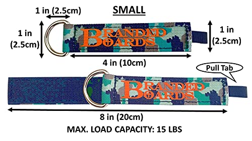 Branded Boards Bushcraft Gear and Accessories Utility Storage Strap Hooks for Archery Camping Hiking Backpacking Fishing & Hunting in Camo and Black Colors