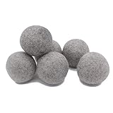 Laundry Dryer Balls - Clothes Will Come Out Soft, Fluffy, Fewer Wrinkles and Less Static Cling. A Natural and Better Alternative to Fabric Softener. Reduce Drying Time and Save on Energy