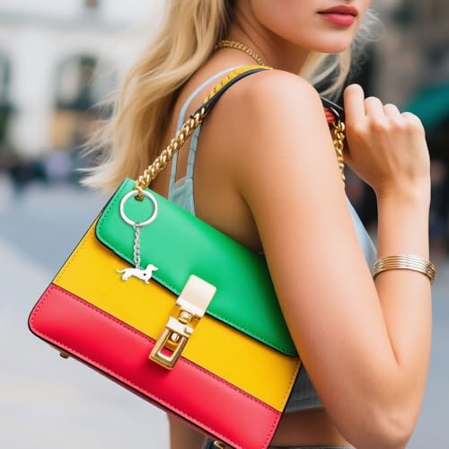 Tranbath Entzückender Schlüsselanhänger Mit Niedlichem Dackel-Design Aus Edelstahl, Personalisiertes Geschenk Und Geburtstagsgeschenk Für Frauen, Guter Freundinnen, Tolle Wahl Für Mütter Und Kollegen