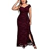 Miusol-Womens-Plus-Size-Floral-Lace-Off-Shoulder-Side-Split-Formal-Evening-Party-Maxi-Dress-Wine Miusol Women's Plus Size Floral Lace Off Shoulder Side Split Formal Evening Party Maxi Dress Wine