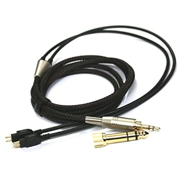 NewFantasia Cabo de substituição de atualização de áudio para fones de ouvido Sennheiser HD650, HD600, HD580, HD660S, Massdrop HD6XX 1,2 metros/4 pés
