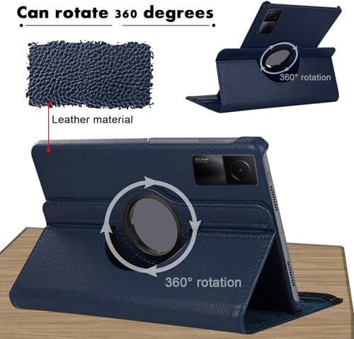 Image of Flip Cover for Xiaomi Redmi Pad SE 11 inch 360 Degree Rotating Cover (Blue)