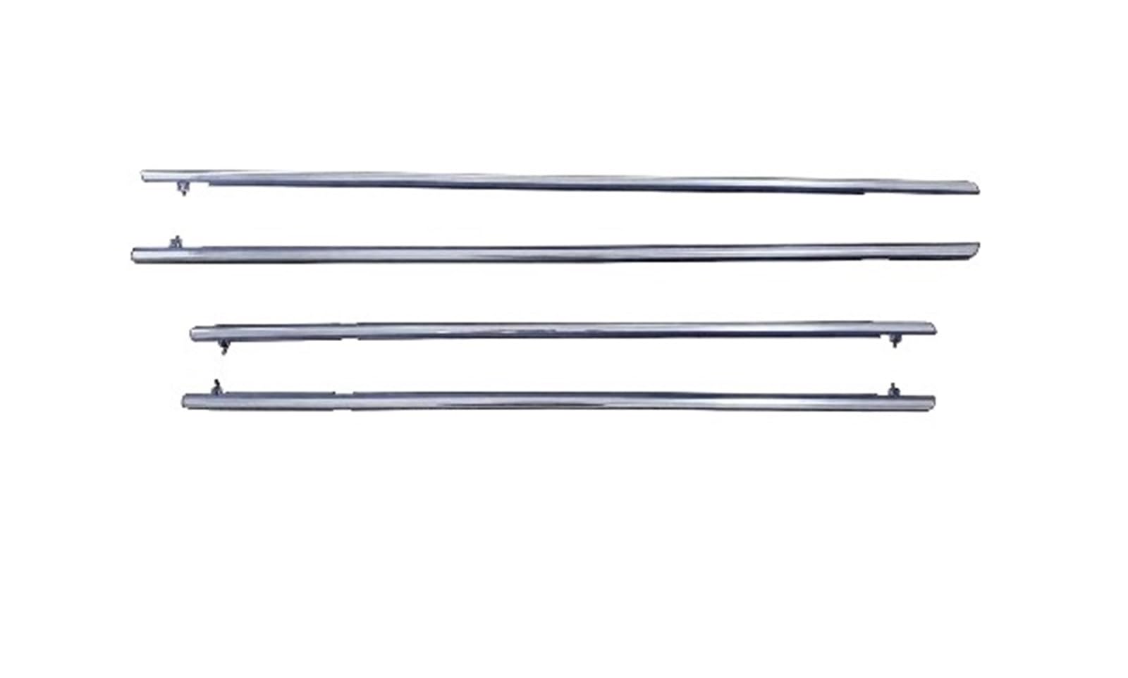 Ajohbm Chrome For Civic 2006 2007 2008 2009 2010 2011 Outside Window Weatherstrip Seal Belt Weather Strip Moulding Ajohbm(Chrome)
