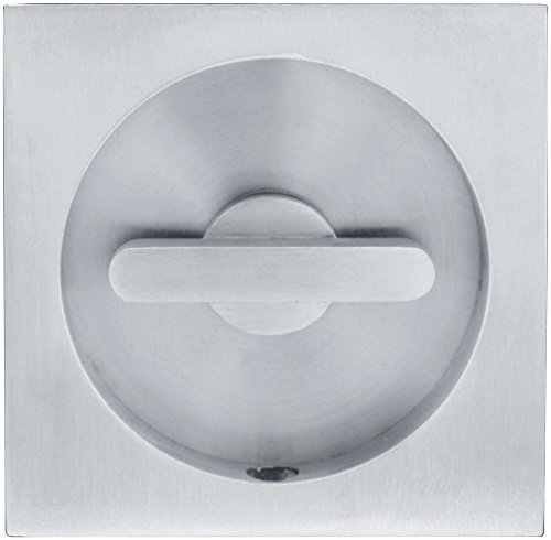INOX FH27PD8440-234-26D Mortise Pocket Door Privacy Lock with 2-3/4-Inch Backset, TT08 Thumb Turn and Coin Turn, Satin Chrome