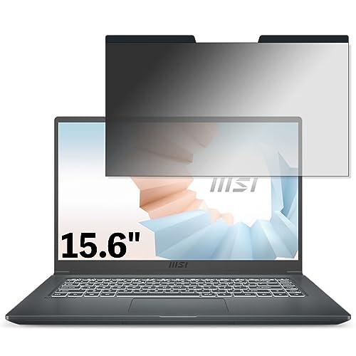 MSI Modern-15 �V���[�Y 15.6�C���` 16:9 �Ή� �}�O�l�b�g�� �`�����h�~�t�B���^�[ �v���C�o�V�[�t�B���^�[ �u���[���C�g�J�b�g �p�\�R�� PC �t���ی�t�B���� ���ʎg�p�\ ���˖h�~ ���E�ȒP �ی�V�[�g