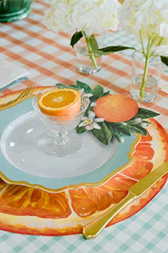 Hester And Cook Die Cut Orange Slice Placemat #TOP4
