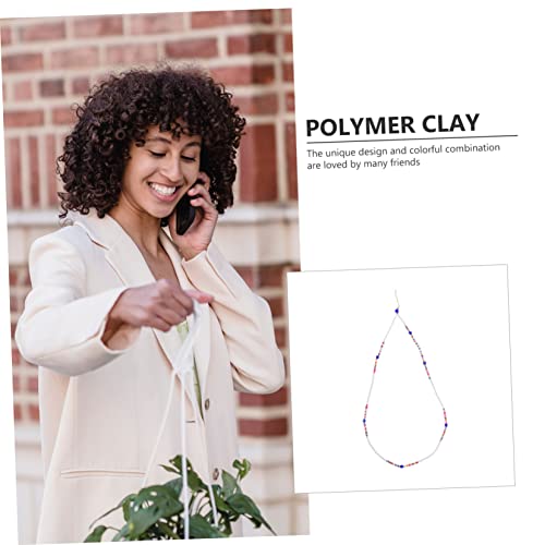 LABRIMP 1 Peça Tiras De Telefone Móvel Contas Alça De Pescoço Chave Cordão De Pulso Cordão De Telefo