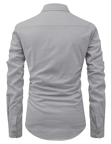 Image of Vida Loca Men Cotton Full Sleeve Casual Spread Collor Slim Fit Short Kurta for Men and Boys (Pack of 2)