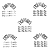 Multifonctionnel : compatible avec les panneaux led, les lampes et les spots, ce qui en fait un accessoire d'éclairage complet. clips de fixation métalliques pour luminaires encastrés