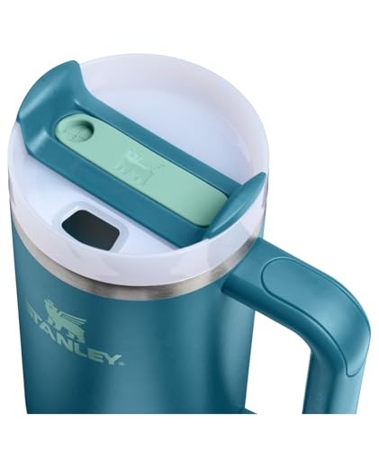 Image of STANLEY Quencher H2.0 Tumbler with Handle and Straw 30 oz | Flowstate 3-Position Lid | Cup Holder Compatible for Travel | Insulated Stainless Steel Cup | BPA-Free | Coastal Teal