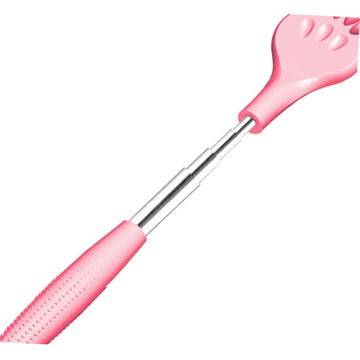 6piezas Rascador De Espalda Flexible Diseño Telescópico Masajeador Corporal Multifuncional Azul y Rosa Para Aliviar Picazón y Estrés