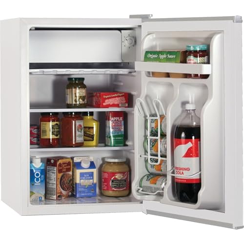Black+Decker BCRK25B-PARENT Bcrk25W Compact Refrigerator Energy Star Single Door Mini Fridge With Freezer, 2.5 Cubic Ft., White thumb #5