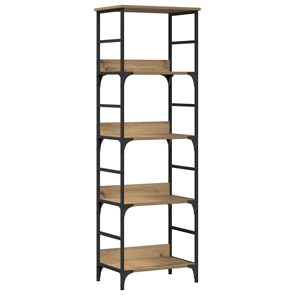Generisch Bücherregal Artisan-Eiche 50x33x153 cm Holzwerkstoff,Möbel,Regalsysteme,Bücherregale Bücherschränke-857469
