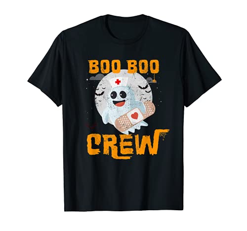 Boo Boo Crew, Enfermera Fantasma Divertido Halloween Camiseta