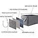 TheWarmHome Large Storage Bins- Storage Baskets for Organizing Shelves, Basket Organizer for Closet Bookshelf Dog Toy Nursery Clothes Laundry Home Organization, Fabric Storage Cubes W/Handles
